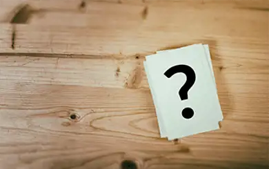 Image of a card with a question mark