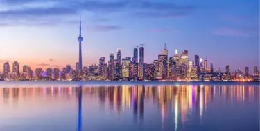 Toronto Skyline during sunset